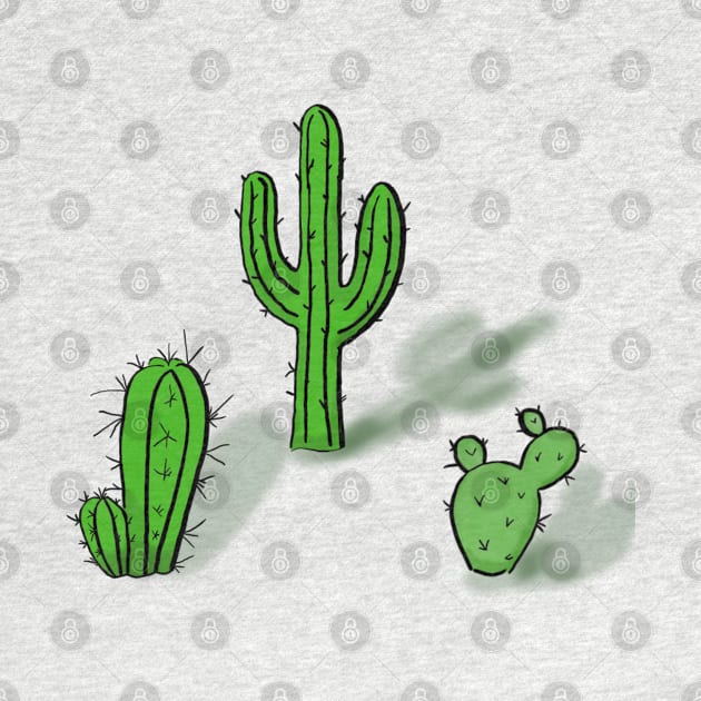 Cactuses by WOODDIOS